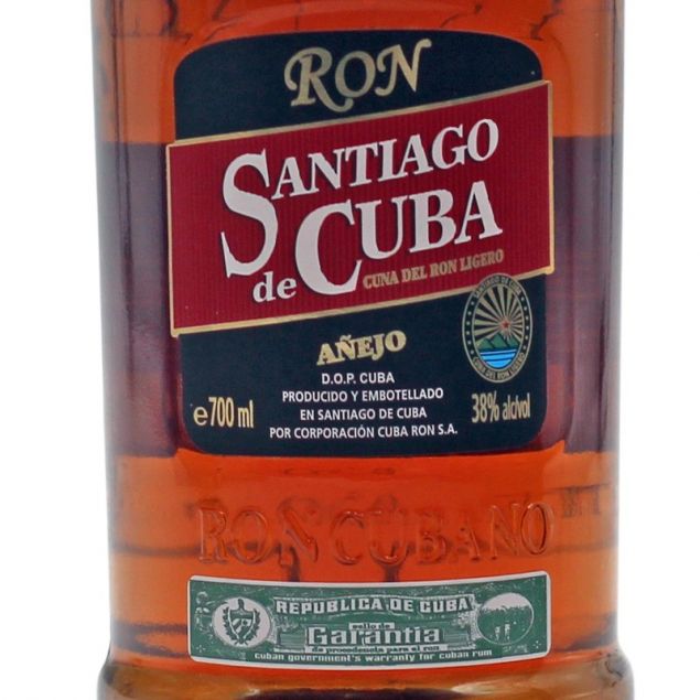 Santiago de Cuba Ron Anejo Rum 0,7 L 38% vol